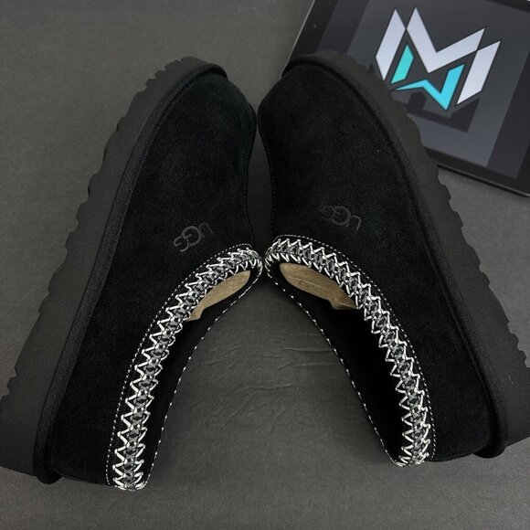 UGG Tasman Slippers Black Suede Men’s Sizes - Picture 11 of 12